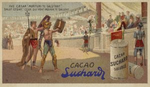 Ave, Caesar! Morituri te salutant (Heil dir, Caesar! Die Todgeweihten grüßen dich) von European School