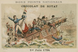 Schlacht von Ouessant (Glorreicher Erster Juni), 1794 von European School