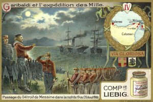 Überquerung der Straße von Messina in der Nacht vom 19. auf den 20. August 1860 von European School