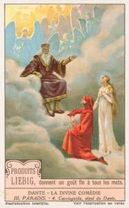 Dante, Die Göttliche Komödie, Liebig-Karte, frühes 20. Jahrhundert