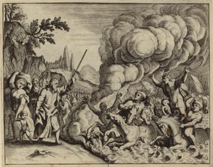 Ertrinken der Armee des Pharao in den Wassern des Roten Meeres von European School