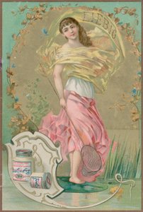 Volksmädchen in Rosa von European School