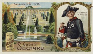 Friedrich der Große, König von Preußen, und Schloss Sanssouci, Potsdam