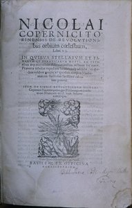 Frontispiz der zweiten Ausgabe von De Revolutionibus Orbium Coelestium von Nikolaus Kopernikus von European School