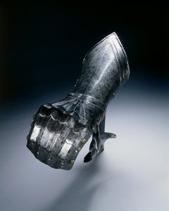 Gotischer Fausthandschuh für die rechte Hand, ca. 1490