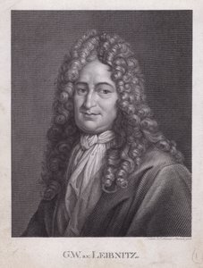 Gottfried Wilhelm Leibniz, deutscher Philosoph, Mathematiker und Universalgelehrter (Stich) von European School