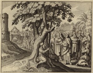 Jesus Christus und Zachäus der Zöllner von European School