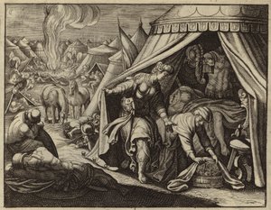Judith mit dem abgeschlagenen Kopf von Holofernes von European School
