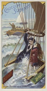 Jules Duruofs Ballon geht in der Nordsee nieder, 1874 von European School