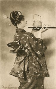 Madame Chrysantheme (Lithographie) von European School