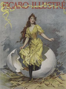 Osterei. Titelblatt von Le Figaro Illustre, April 1893 von European School