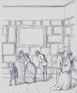 Seite aus einem Buch zur Aufbewahrung einer persönlichen Sammlung von Wappen und Monogrammen von European School