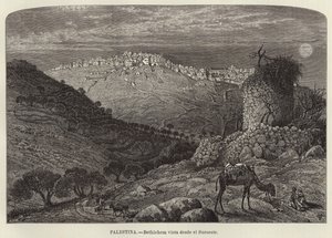 Palästina, Bethlehem vom Südwesten gesehen von European School