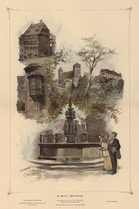 Bekannte Gebäude in Nürnberg, Deutschland von European School