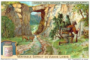 Sandsteinbrücke im Weißen Canyon, Virginia von European School