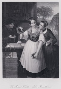 Der Brautkranz (Stich) von European School
