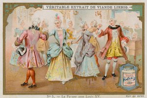 Die Pavane unter König Ludwig XV. von European School