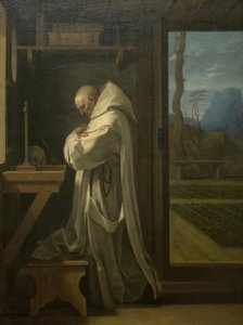 Der Heilige Bruno im Gebet von Eustache Le Sueur