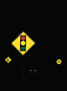 Fahrt auf der Straße bei Nacht #6 Brooklyn von Evan Sklar