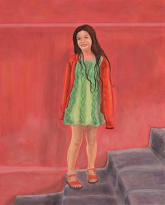 Mädchen in San Miguel von Evan Sklar