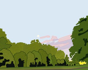Hyde Park mit Fuchs von Evan Sklar