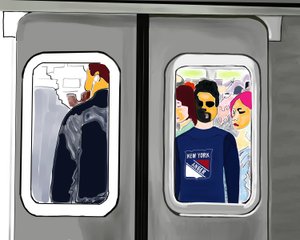 New Yorker Wut von Evan Sklar