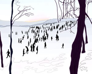 Prospect Park, Winter von Evan Sklar