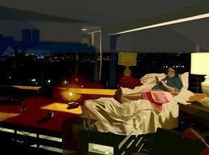 Richmond, Virginia, Hotel bei Nacht, 2025