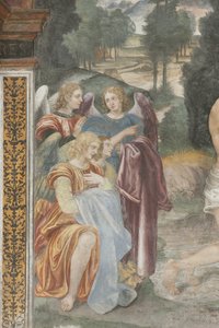 Die Taufe Christi (Detail)