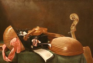 Musikinstrumente von Evaristo Baschenis