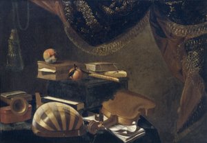 Stillleben mit Musikinstrumenten