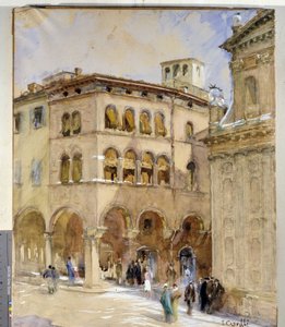 Ansicht von Modena, 20. Jahrhundert von Evaristo Cappelli