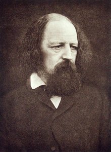 Porträt von Alfred, Lord Tennyson (1809-92), ca. 1889-91