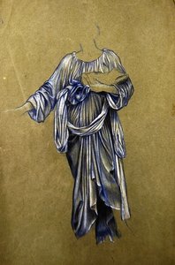 Studie für den dritten stehenden geflügelten Engel von Evelyn De Morgan