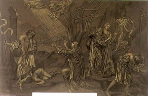 Das Tal der Schatten, ca. 1899 von Evelyn De Morgan