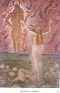 Isis und der Sonnengott Ra von Evelyn Paul