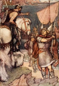 Der Wächter fordert Beowulf heraus von Evelyn Paul