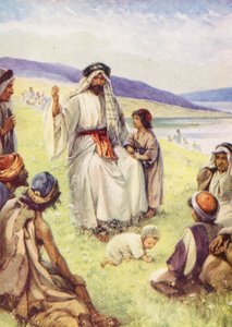 Jesus lehrt seine Freunde von Evelyn Stuart Hardy