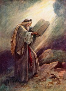 Moses mit den Steintafeln von Evelyn Stuart Hardy