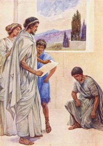 Onesimus, der von seinem Herrn weglief