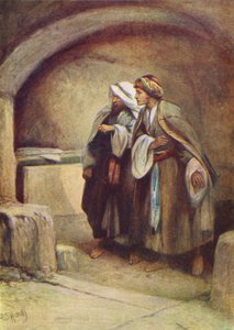 Peter und Johannes laufen zum Grab von Evelyn Stuart Hardy