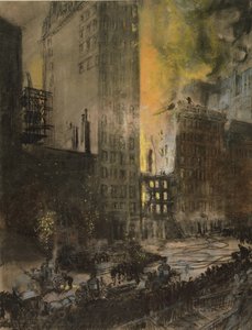 Feuer in der 24. Straße, New York City