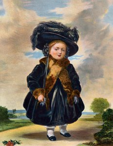 Königin Victoria im Alter von vier Jahren