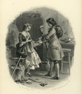 Barnaby Rudge: Dolly Varden und Joe Willet von F.O.C. and McRae, C. John Darley