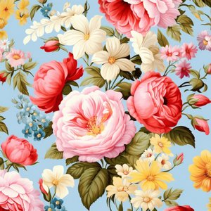Schönes rosa florales botanisches Motivmuster, leuchtende Farben, Wandkunstdrucke