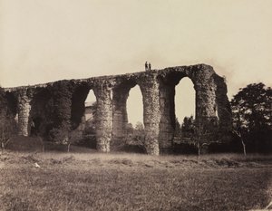 Römisches Aquädukt, Beaunant, Frankreich, ca. 1857 von F. Chabrol