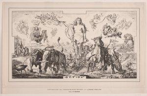 Gefion, Deckenmalerei für das Frederiksborgmuseum von Lorenz Frølich