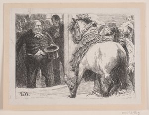 Illustration zu "Herremandsbruden" von F. Hendriksen