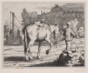 Illustration zu einem Gedicht von P. Hansen von F. Hendriksen
