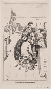 Sommertag auf einem Küstendampfer von F. Hendriksen